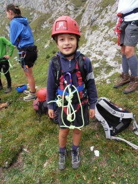 Alpinista in erba